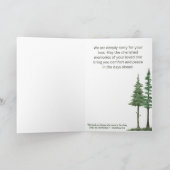 OES向け東スター同情カードの注文 サンキューカード (内部)