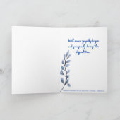 OES向け東スター同情カードの注文 サンキューカード (内部)