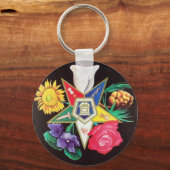 OES咲く星 キーホルダー (正面)