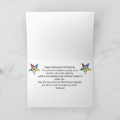 OES日の東スター誕生日カードの順序 サンキューカード (内部)