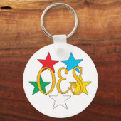 OES星の円キーチェーン キーホルダー (正面)