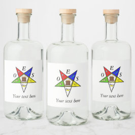 OES東スター姉妹石積み注文 リキュールボトルラベル