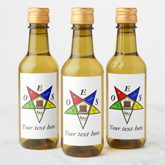 OES東スター姉妹石積み注文 ワインラベル (ボトル)