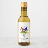 OES東スター姉妹石積み注文 ワインラベル (正面)