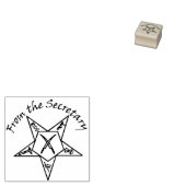 OES秘書の切手から ラバースタンプ (押印)