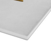 OES装飾ガラス製カッティングボード15"x11" カッティングボード (角)