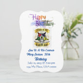 OES誕生日招待状 招待状 (スタンド正面)