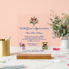 OES賞受賞アクリルサイン アクリルサイン