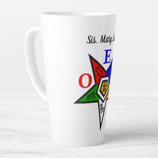 OES カフェラテマグ (左アングル)