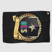 OES ゴルフタオル (横)