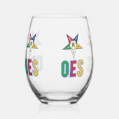 OES ステムなしワイングラス (左)