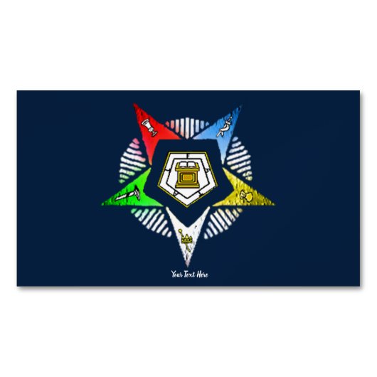 OES マグネット名刺 (正面)