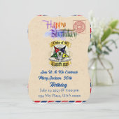 OES 誕生日パーティー招待状 招待状 (スタンド正面)