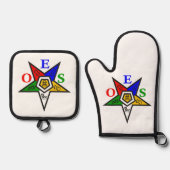 OES 鍋つかみ&鍋敷きセット (正面)