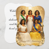 OES Anniversary, Years of Service サンキューカード (正面/裏面)