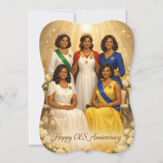 OES Anniversary, Years of Service サンキューカード