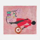 OES/HOJ フリースブランケット (正面(横))