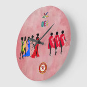 OES/HOJ ラージ壁時計 (傾斜)