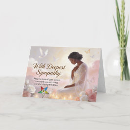 OES Memorial Breavement, Sympathy サンキューカード