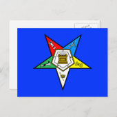 OES Order of the Easter Star Postcard ポストカード (正面/裏面)