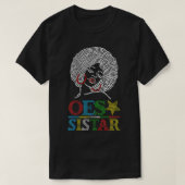 OES SiStar Dot Print Order Of Eastern Star Parents Tシャツ (デザイン正面)