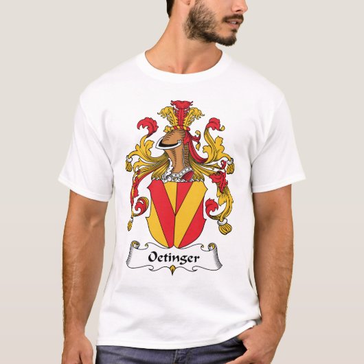 Oetingerの家紋 Tシャツ (正面)
