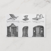 Oetzmann及びCo.のcataloguからの座席そしてアーバー 名刺 (裏面)
