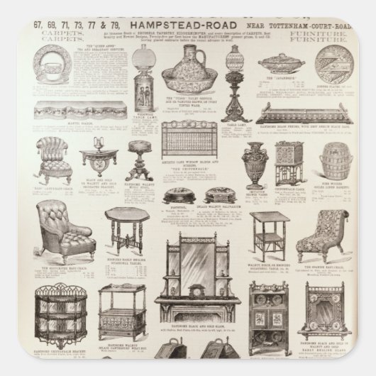 Oetzmann & Coの広告 スクエアシール (正面)