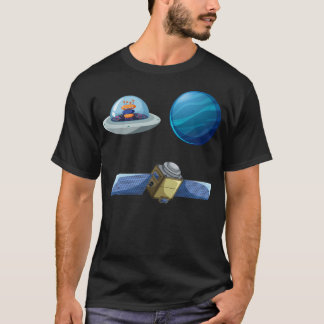 ofヴィンテージロケット宇宙銀河系パック tシャツ