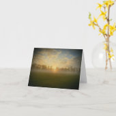 OF 考える YOU - Winter Sun Rise in the Park カード (黄色い花)