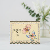 Of 考え You Butterfly漫画はがき ポストカード (スタンド正面)