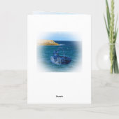 Of 考え You Cat Sea Adventure Greeting Card カード (裏面)