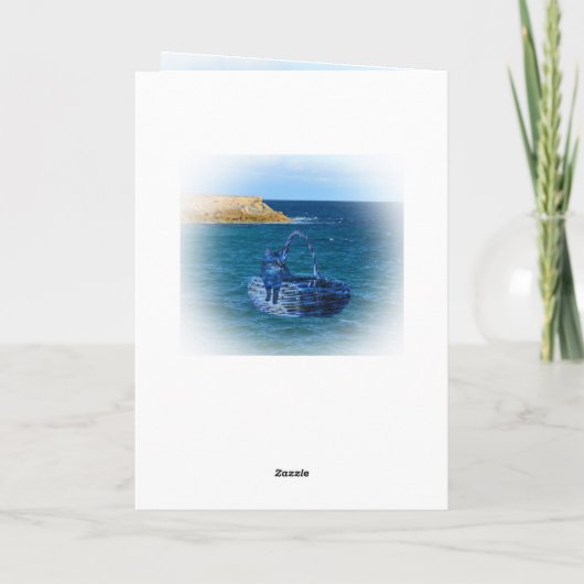 Of 考え You Cat Sea Adventure Greeting Card カード (裏面)