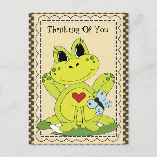 Of 考え You Country Frogはがき ポストカード (正面)