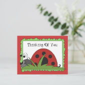 Of 考え You Ladybugポストカード ポストカード (スタンド正面)