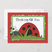Of 考え You Ladybugポストカード ポストカード (正面/裏面)