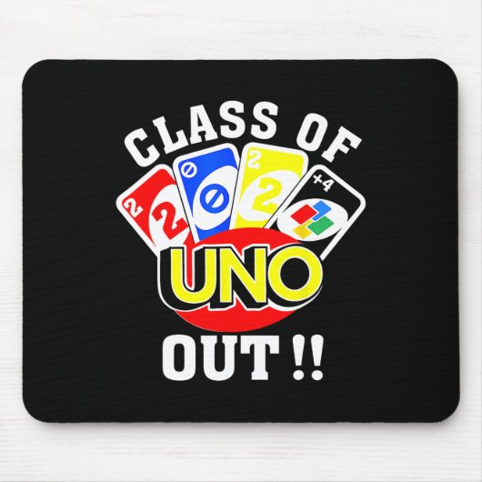 Of 2024 Uno Out Senior 2024卒業先生Stu マウスパッド (正面)