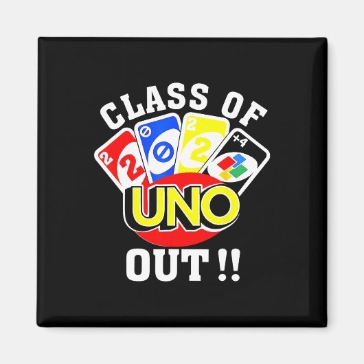 Of 2024 Uno Out Senior 2024卒業先生Stu マグネット (正面)