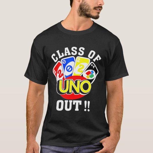 Of 2024 Uno Out Senior 2024卒業先生Stu Tシャツ (正面)
