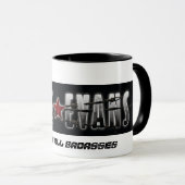 OF ALL BADASSESデーブエバンズ王のコーヒー・マグ マグカップ (正面右)