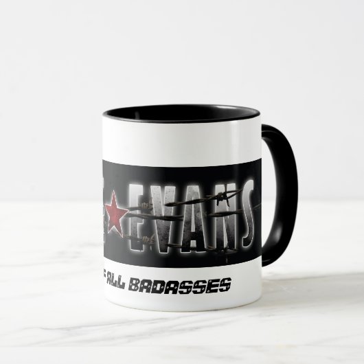 OF ALL BADASSESデーブエバンズ王のコーヒー・マグ マグカップ (正面右)