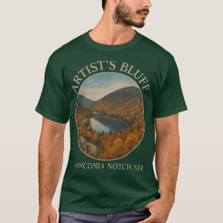 of Artists Bluff Franconia Notch Fall Foliage New  Tシャツ