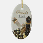 Of Boardチェスのこまセット王 セラミックオーナメント (右)