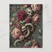 Of Bone & Gothic -つる植物ビクトリアン シーズンポストカード (正面)