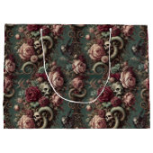 Of Bone & Gothic -つる植物ビクトリアン ラージペーパーバッグ (裏面)