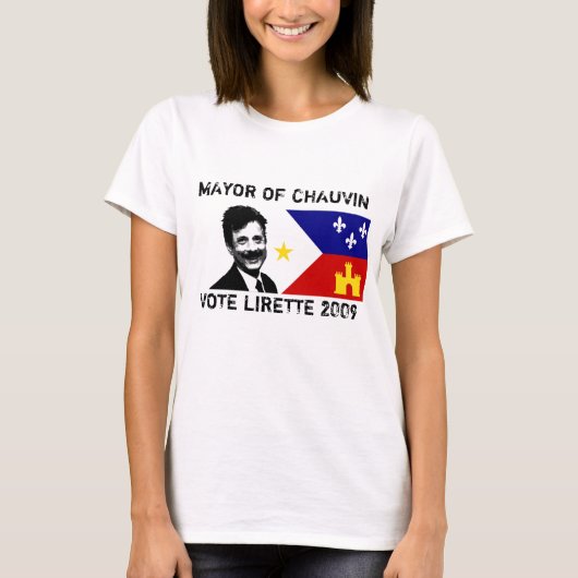 OF CHAUVIN市長の女性 Tシャツ (正面)