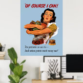 Of Course I Can Poster ポスター (ホームオフィス)