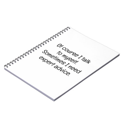 Of Course I Talk to Myself ノートブック (左側)