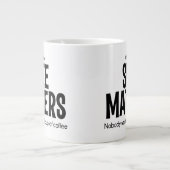 Of Course SIZE MATTERS Jumbo Coffee Mug ジャンボコーヒーマグカップ (正面)