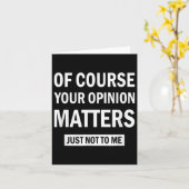 Of Course Your Onion S Just Not To Me カード (黄色い花)